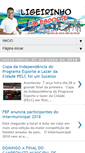 Mobile Screenshot of ligeirinhonoesporte.com.br