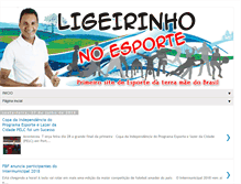Tablet Screenshot of ligeirinhonoesporte.com.br